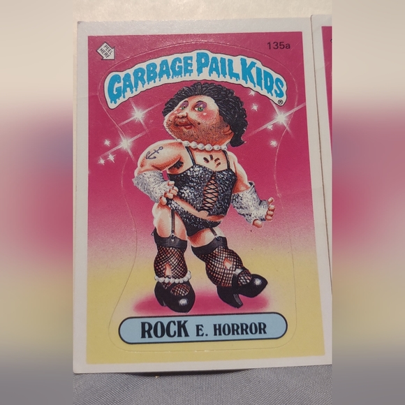 RARE 1980"S GARBAGE PAIL KIDS MARTY-GRAS &  Rocky E. Horror - Picture 7 of 7